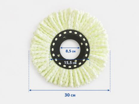 Змінна насадка з мікрофібри для Magic Mop 1590/mop Змінна насадка з мікрофібри для Magic Mop 1590/mop