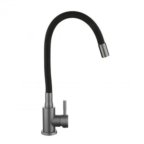 Смеситель для кухни Lidz Aria 015F3 (k35) с гибким изливом LDARI015F3BGRP49564 Graphite/Black Смеситель для кухни Lidz Aria 015F3 (k35) с гибким изливом LDARI015F3BGRP49564 Graphite/Black