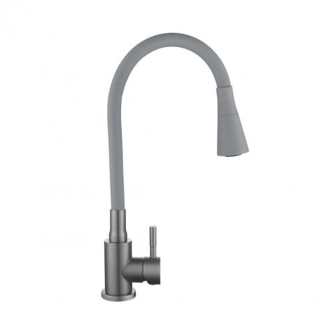Змішувач для кухні Lidz Aria 015F31 (k35) з гнучким виливом LDARI015F31GGRP49567 Graphite/Grey Змішувач для кухні Lidz Aria 015F31 (k35) з гнучким виливом LDARI015F31GGRP49567 Graphite/Grey