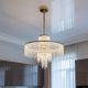 Світлодіодна люстра з підвісками Artlight 181W до 30 м² колір Золото 376-800GD