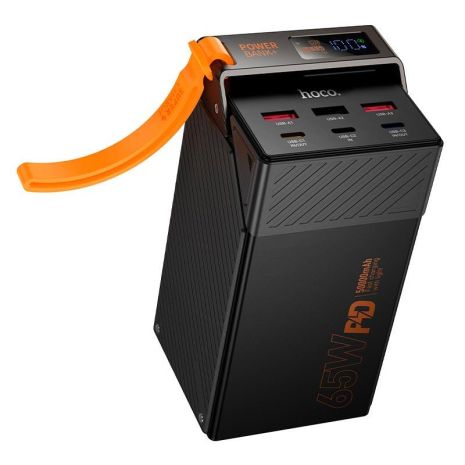 УМБ HOCO Harmony PD65W fully compatible power bank DB100A 50000mAh | 3A/3C, PD/QC, 65W/4.5A| black