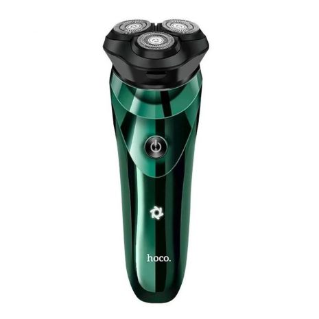 Электобритва Hoco electric razor with smart LED indicator DAR06 Plus IPX7 green
