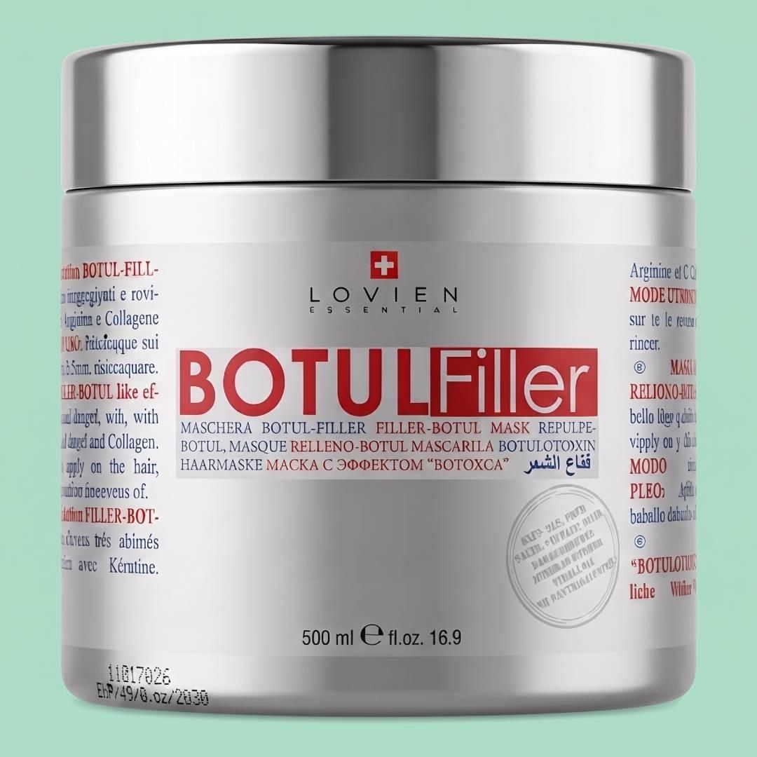 Маска для глубокого восстановления волос с ботекс-эффектом Lovien Essential Botul Filler, 500 мл Маска для глубокого восстановления волос с ботекс-эффектом Lovien Essential Botul Filler, 500 мл