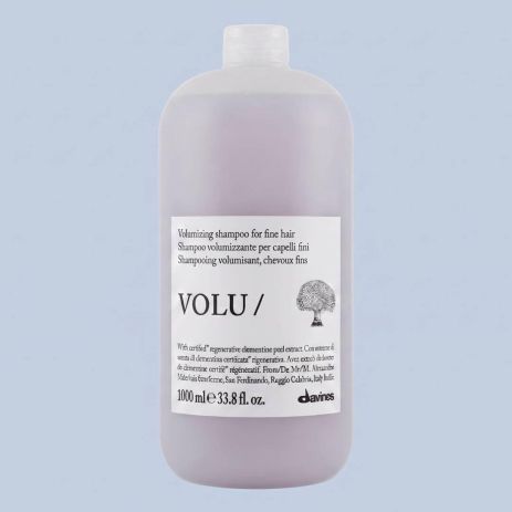 Професійний шампунь для об'єму тонкого волосся Davines Essential Volu, 1000 мл