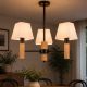 Люстра класична для вітальні чорна VALESO V15-3 Люстра класична для вітальні чорна VALESO V15-3