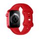 Ремінець HOCO iWatch WA15 Flexible series 8-character buckle solid color silicone strap (42/44/45/49mm) Big Red Ремінець HOCO iWatch WA15 Flexible series 8-character buckle solid color silicone strap (42/44/45/49mm) Big Red