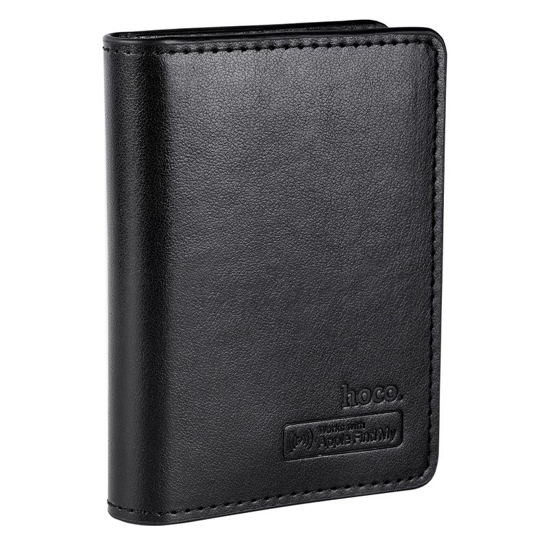 Пошуковий трекер HOCO Tiger smart anti-lost card holder E91F (wireless charging model) | Apple Find My, 3 month | black Пошуковий трекер HOCO Tiger smart anti-lost card holder E91F (wireless charging model) | Apple Find My, 3 month | black