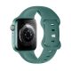 Ремінець HOCO iWatch WA15 Flexible series 8-character buckle solid color silicone strap (42/44/45/49mm) Pine Green Ремінець HOCO iWatch WA15 Flexible series 8-character buckle solid color silicone strap (42/44/45/49mm) Pine Green