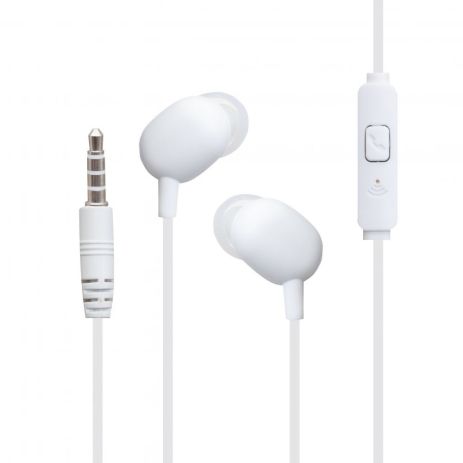 Наушники REMAX with mic Wired Earphone RW-105 HD Mic white