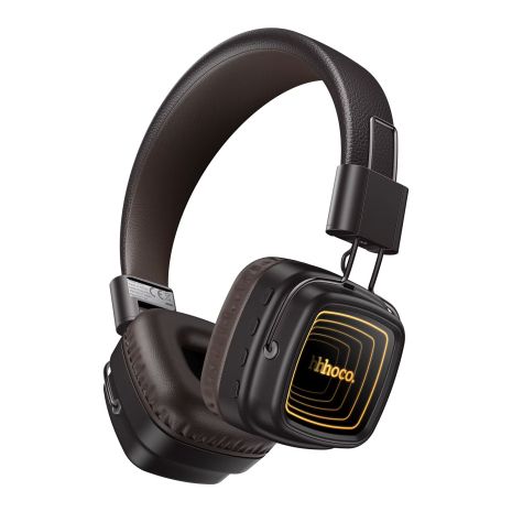 Навушники HOCO W72 Earl Ⅲ abyss mirror BT headphones |BT6.0/AUX, 25h| brown