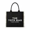 Женская сумка 6602 Marc Jacobs The Tote Bag средняя черно-белая