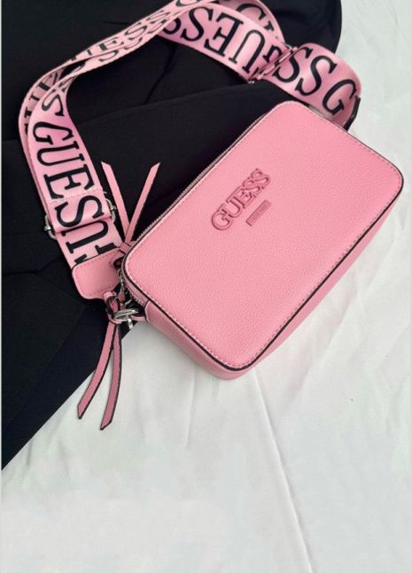 Женская сумка Guess 9991 розовая