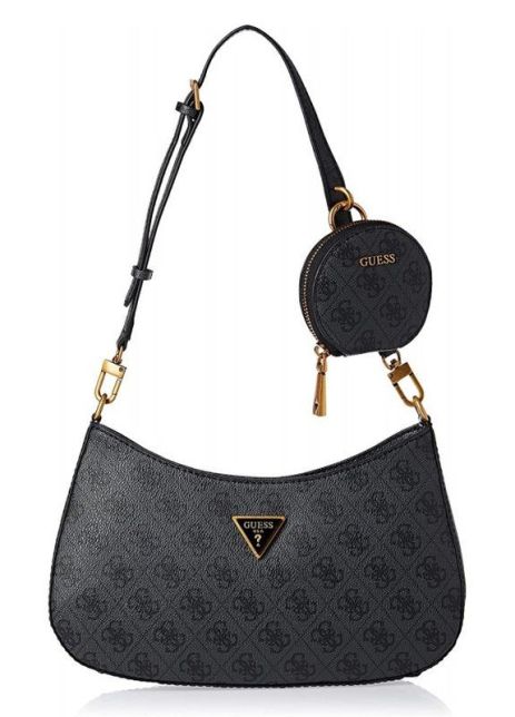 Жіноча сумка Guess 016 багет сіра Жіноча сумка Guess 016 багет сіра