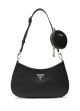 Женская сумка Guess 017 багет черная