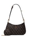 Женская сумка Guess 016 багет коричневая Женская сумка Guess 016 багет коричневая