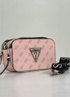 Женская сумка Guess V426 прямоугольная кросс-боди розовая