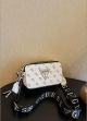 Женская сумка Guess V426 прямоугольная кросс-боди белая