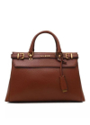 Жіноча сумка 089 Guess з двома ручками коричнева