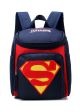 Рюкзак маленький детский на 3-4 года мальчику Superman темно синий Рюкзак маленький детский на 3-4 года мальчику Superman темно синий