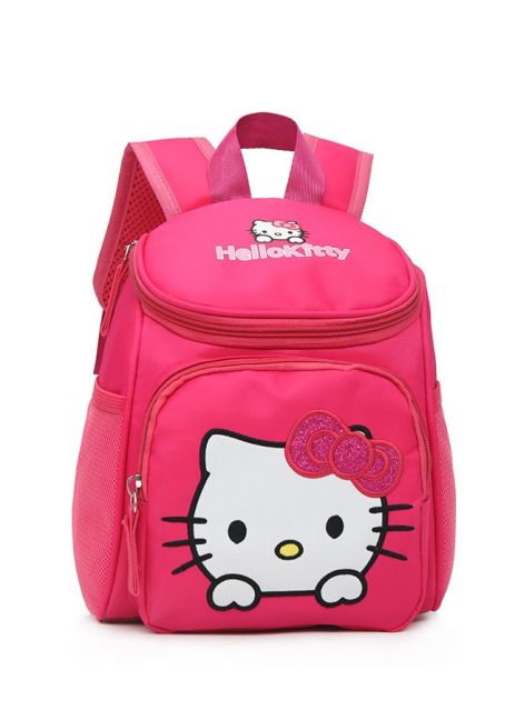 Рюкзак маленький детский на 3-4 года девочке Hello Kitty темно розовый Рюкзак маленький детский на 3-4 года девочке Hello Kitty темно розовый