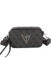 Женская сумка Guess V426 прямоугольная кросс-боди серая