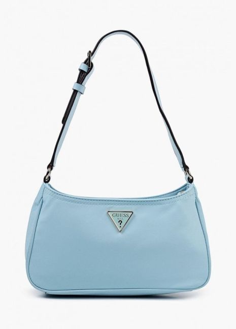 Женская сумка багет Guess голубая