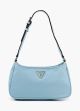 Женская сумка багет Guess голубая
