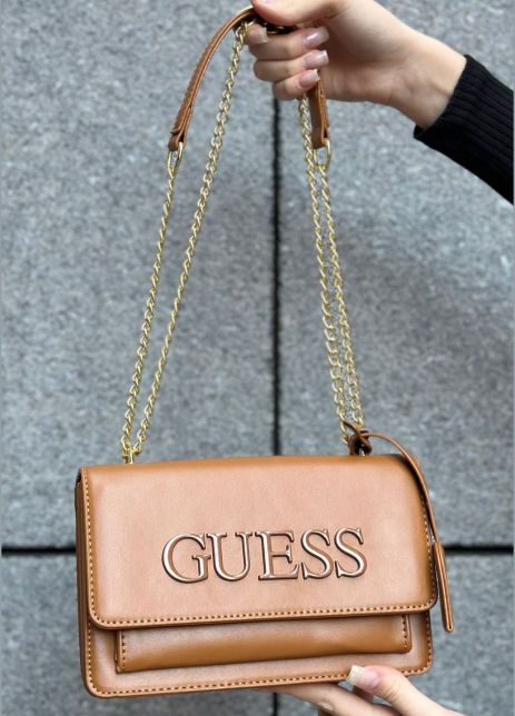 Женская сумка Guess кросс-боди коричневая Женская сумка Guess кросс-боди коричневая