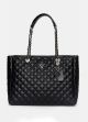 Женская сумка Guess шопер черная
