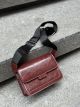 Женская красная бордовая коричневая классическая сумка 6006 кросс-боди через плечо на тонком ремешке Женская красная бордовая коричневая классическая сумка 6006 кросс-боди через плечо на тонком ремешке