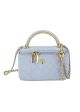 Женская сумка-косметичка 2814 1032 Vanity Bag велюровая кросс-боди голубая Женская сумка-косметичка 2814 1032 Vanity Bag велюровая кросс-боди голубая