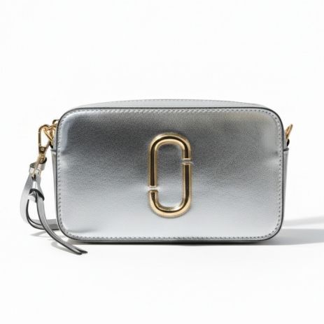 Женская сумка Marc Jacobs 6869 кросс-боди серебристая Женская сумка Marc Jacobs 6869 кросс-боди серебристая