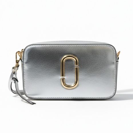 Женская сумка Marc Jacobs 6869 кросс-боди серебристая