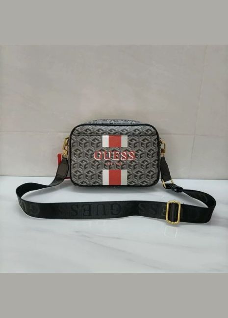 Женская сумка Guess VG797023 прямоугольная кросс-боди серая