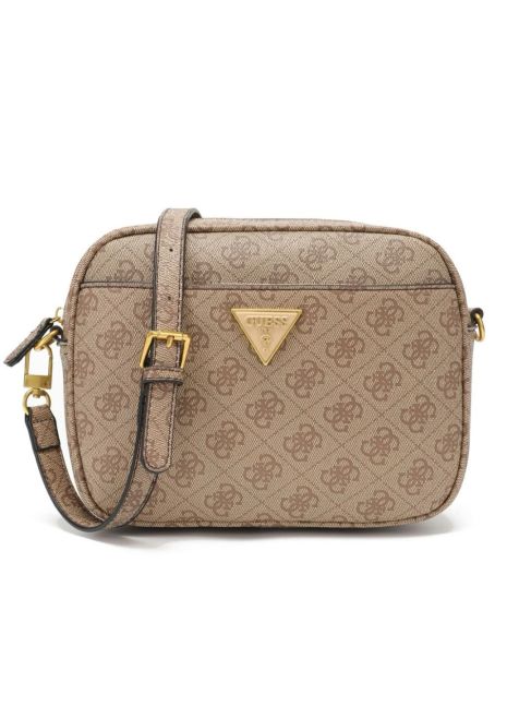 Женская сумка Guess 117 кросс-боди бежевая