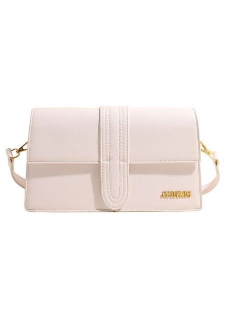 Женская сумка Jacquemus 1022 кросс-боди белая