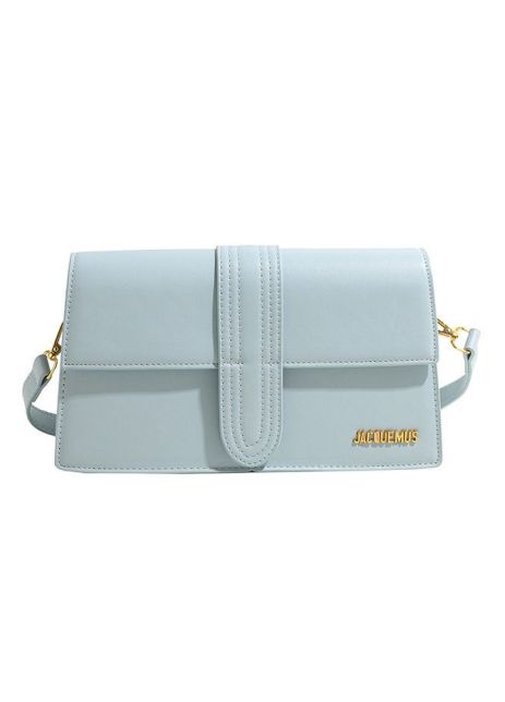 Женская сумка Jacquemus 1022 кросс-боди голубая