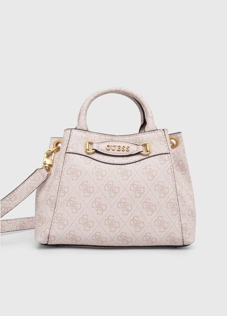 Женская сумка Guess 108 бледно-розовая