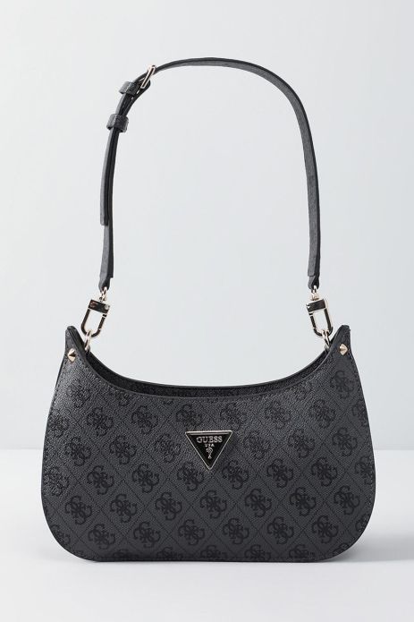 Женская сумка Guess багет серая