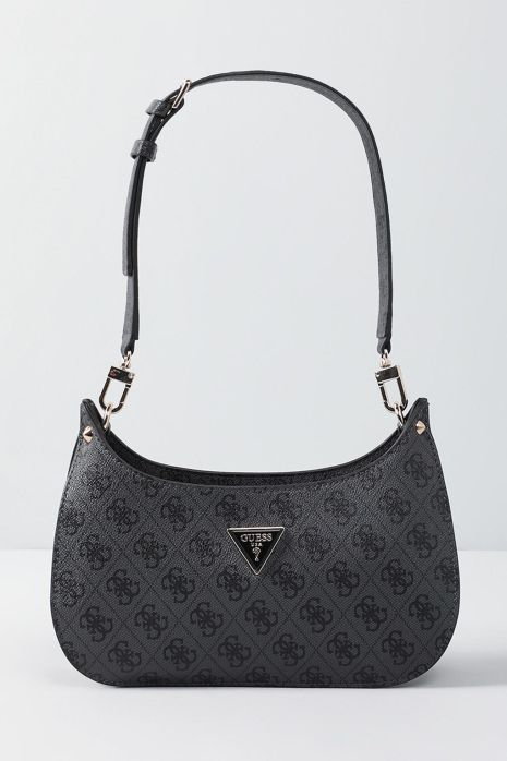 Женская сумка Guess багет серая