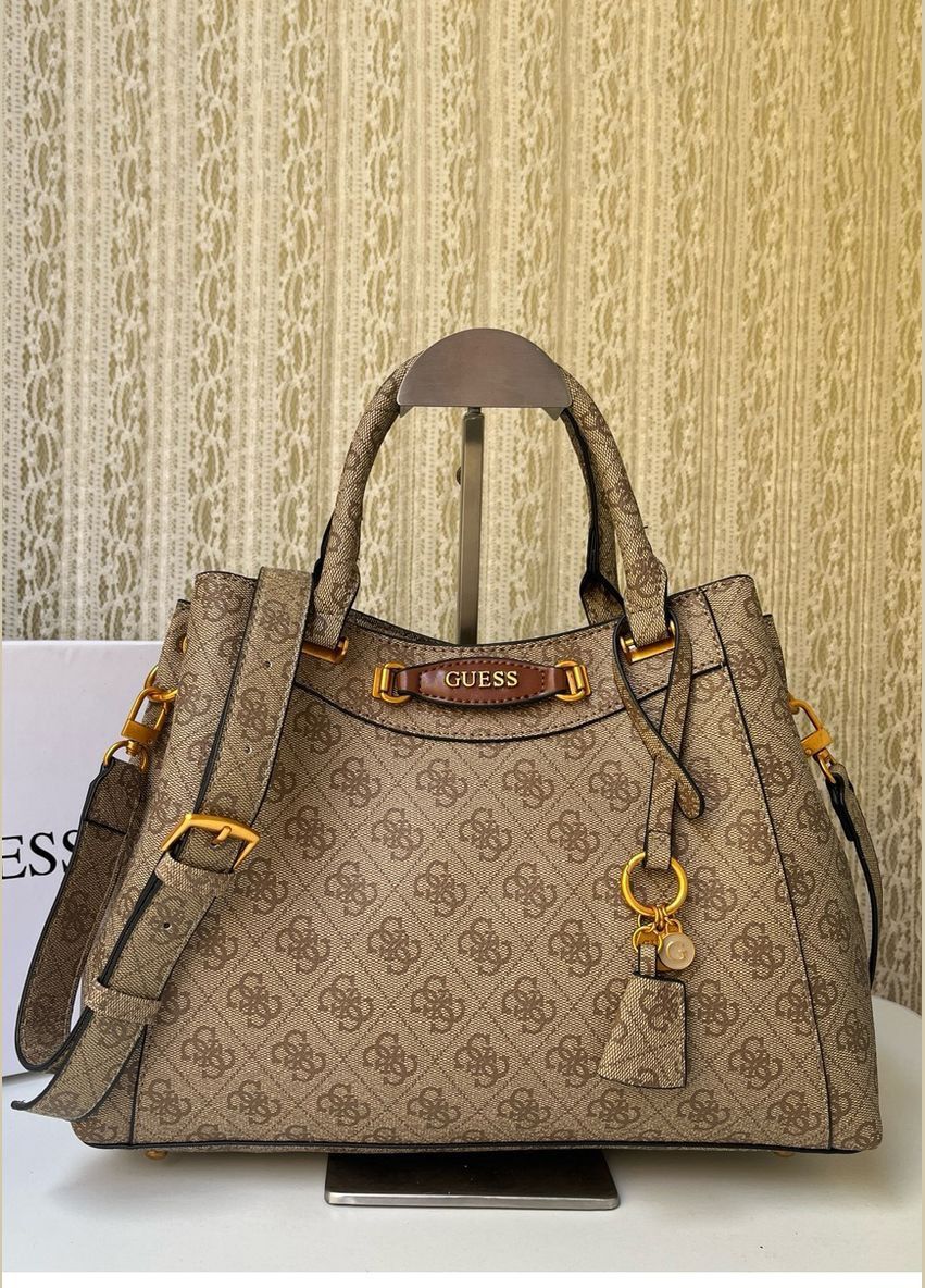 Женская сумка Guess 130 бежевая Женская сумка Guess 130 бежевая