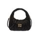 Женская сумка багет Miu miu 089 черная Женская сумка багет Miu miu 089 черная