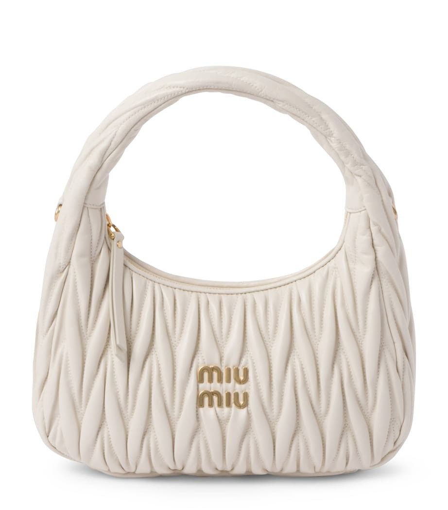 Женская сумка багет Miu miu 84-001 белая Женская сумка багет Miu miu 84-001 белая