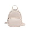 Женский маленький рюкзак 3265 молочный белый