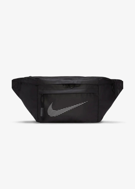 Бананка большая Nike поясная сумка найк черная Бананка большая Nike поясная сумка найк черная