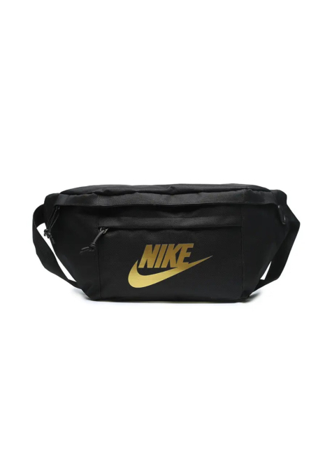 Бананка большая Nike Tech Hip Pack найк поясная сумка черная золотое лого