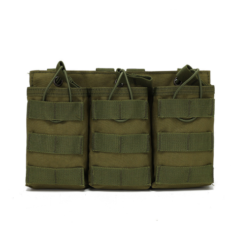 Подсумок A39 тройной MOLLE под магазины зеленый олива Подсумок A39 тройной MOLLE под магазины зеленый олива