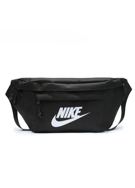 Бананка большая Nike Tech Hip Pack найк поясная сумка черная белое лого Бананка большая Nike Tech Hip Pack найк поясная сумка черная белое лого