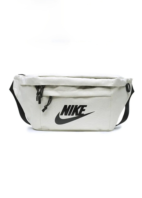 Бананка большая Nike Tech Hip Pack найк поясная сумка бежевая молочная