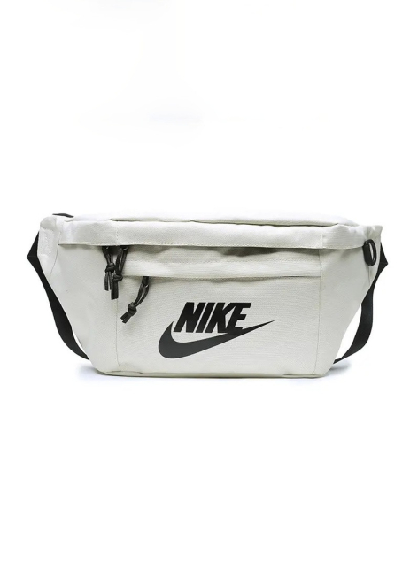 Бананка велика Nike Tech Hip Pack найк поясна сумка бежева молочна